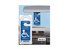 Handicap ID and EZPass holders
