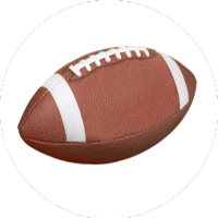 an image of a football on a white background